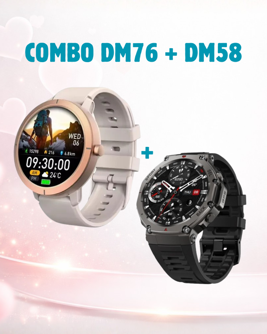 COMBO Smart Watch DM76 + DM58