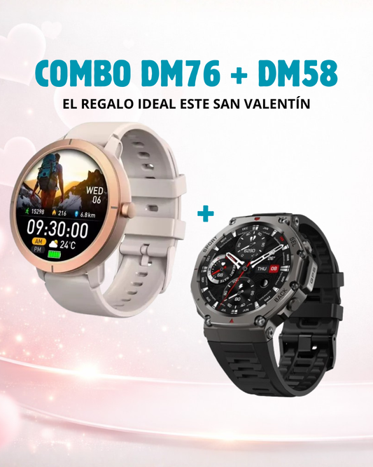 COMBO Smart Watch DM76 + DM58