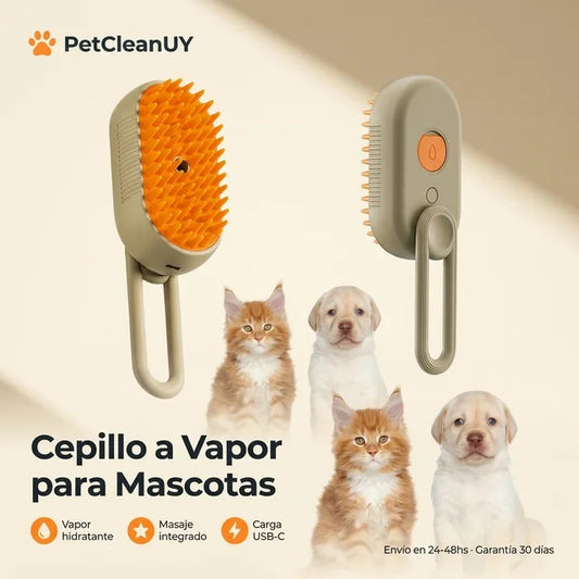 Cepillo de Vapor Para Mascotas