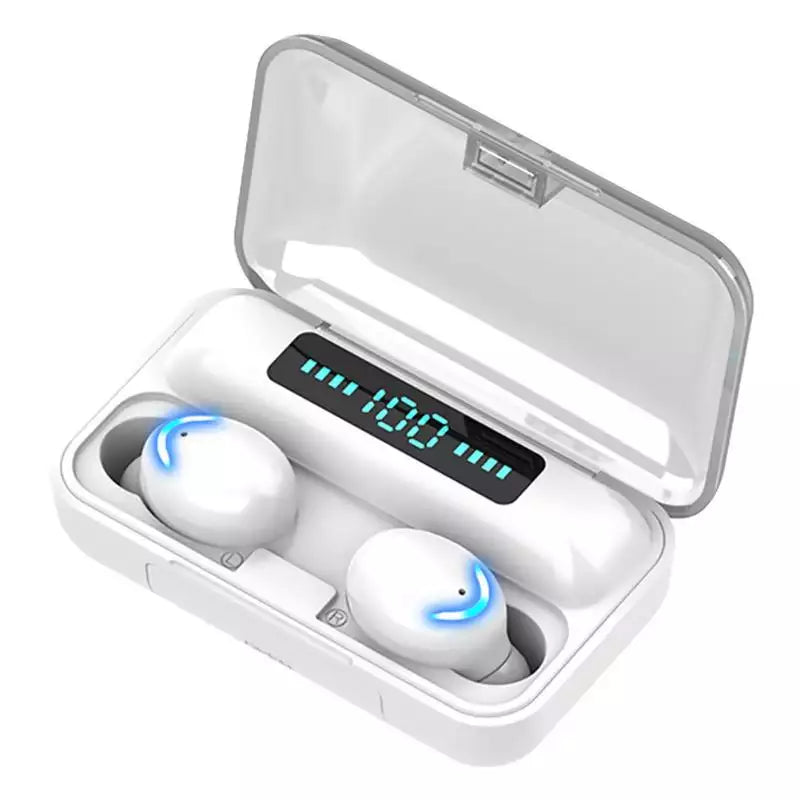 Auriculares F9-5c con power bank