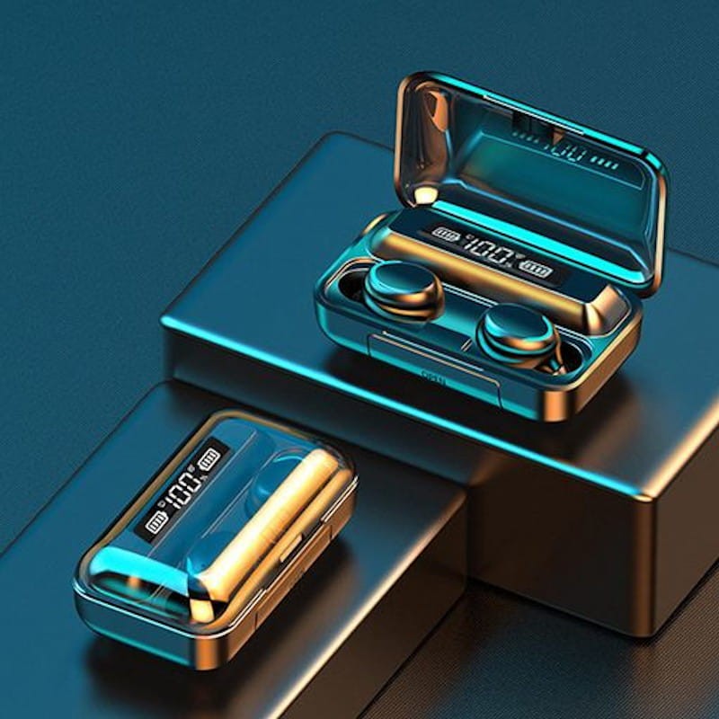 Auriculares F9-5c con power bank
