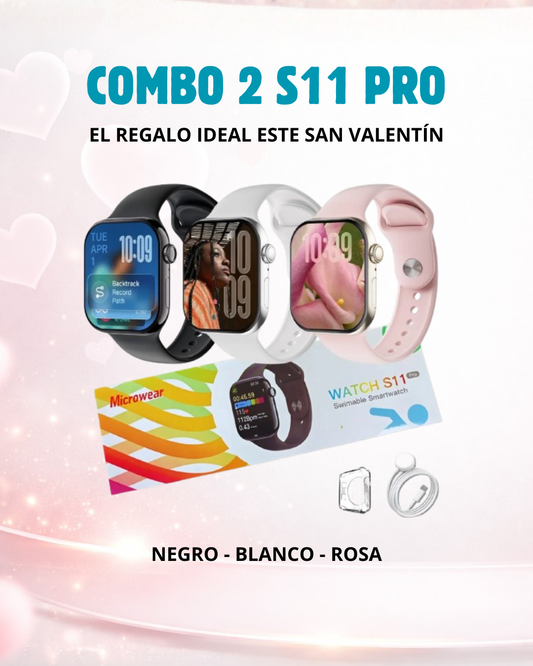 COMBO 2 Smart Watch S11 PRO Serie 11