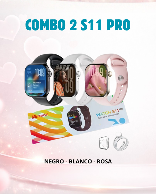 COMBO 2 Smart Watch S11 PRO Serie 11