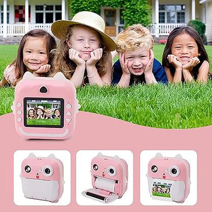 Camara Infantil Mini Impresora Instantánea