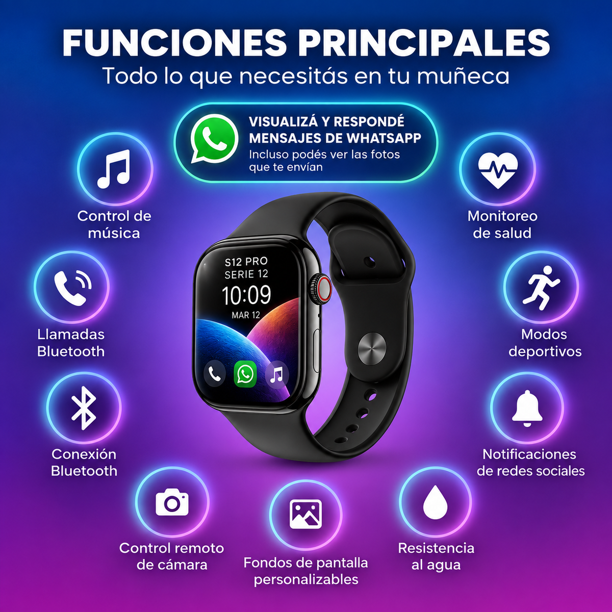 Smart Watch S12 PRO Serie 12