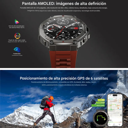 Smart Watch DM58 con GPS Integrado