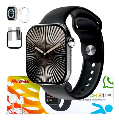 S11 Pro smartwatch vista frontal