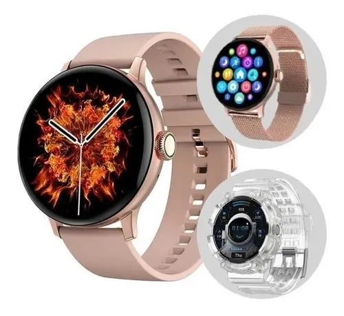 Smart Watch DT2 PLUS Con 3 Mallas