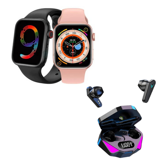 COMBO SMART WATCH I9 PRO MAX + AURICULARES X15 PRO