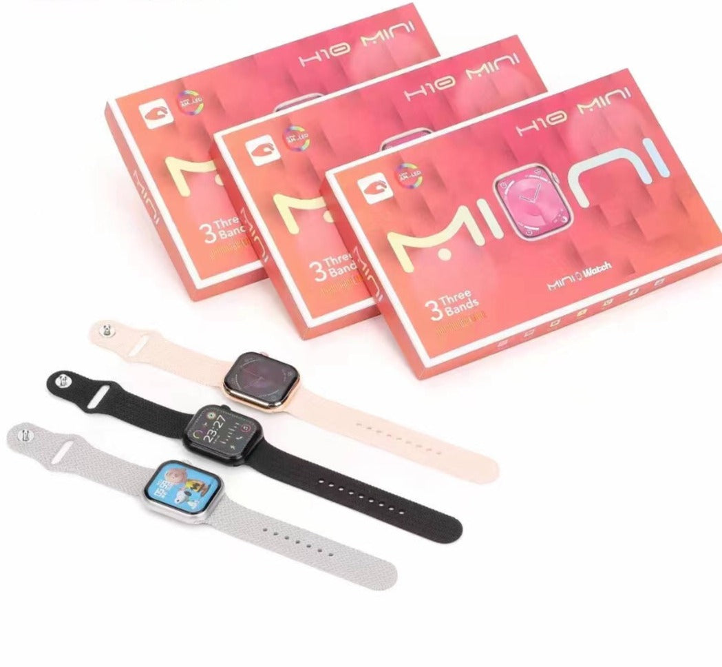 SMART WATCH H10 MINI SERIE 9 CON 3 MALLAS