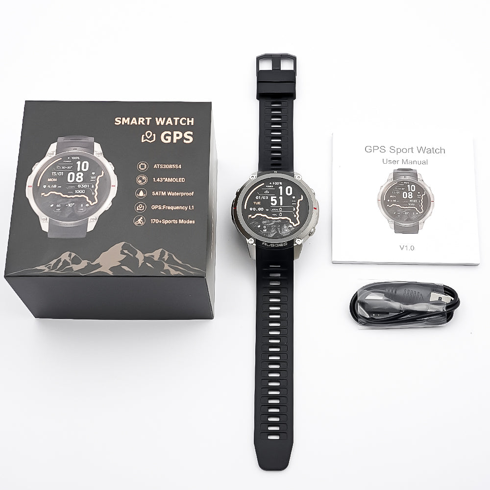 SMART WATCH DM59 CON GPS INTEGRADO Y CARGA DE MAPAS