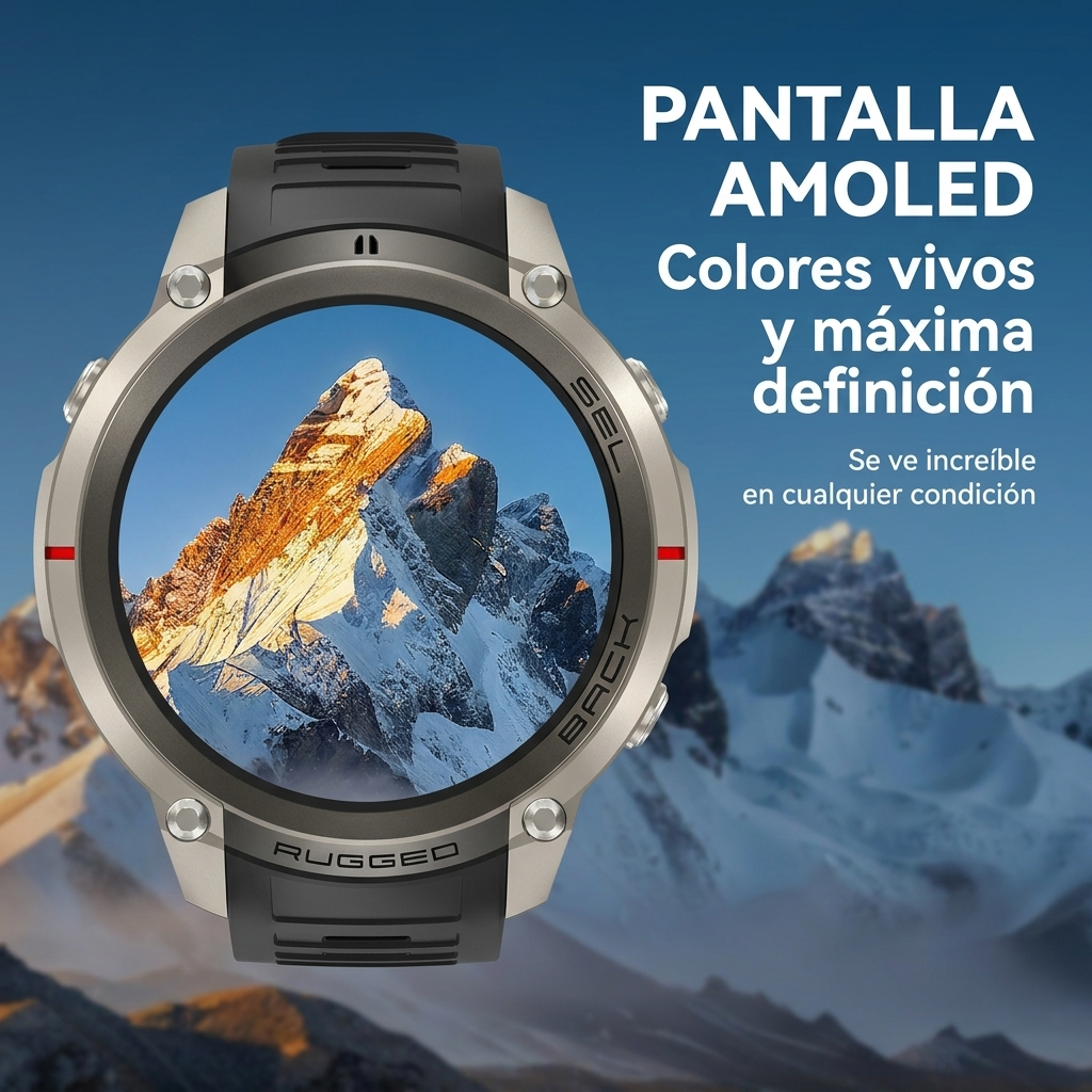 SMART WATCH DM59 CON GPS INTEGRADO Y CARGA DE MAPAS