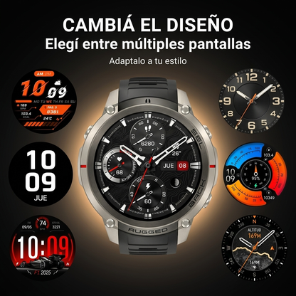 SMART WATCH DM59 CON GPS INTEGRADO Y CARGA DE MAPAS