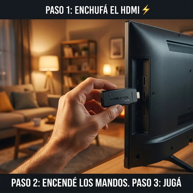 Consola inalámbrica para tv con mas de 15.000 juegos