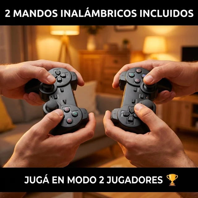 Consola inalámbrica para tv con mas de 15.000 juegos