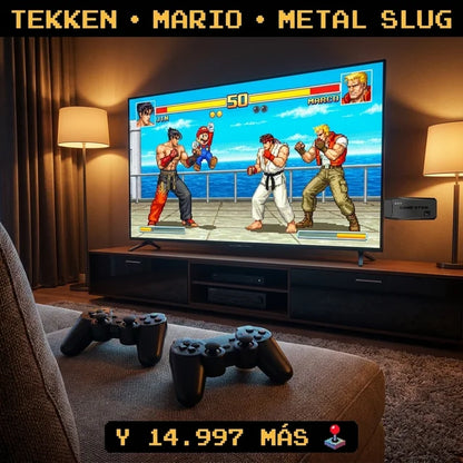 Consola inalámbrica para tv con mas de 15.000 juegos