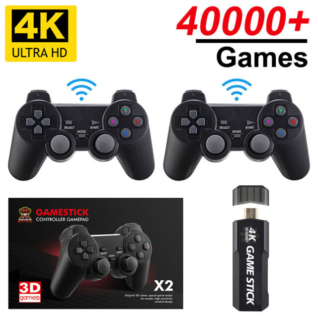 X2 Plus Game Stick Compatible Retro Consola Doble Controlador Inalámbrico 128gb 40000 juegos X2 Plus Game Stick Compatible Retro Consola Doble Controlador Inalámbrico 128gb 40000 juegos