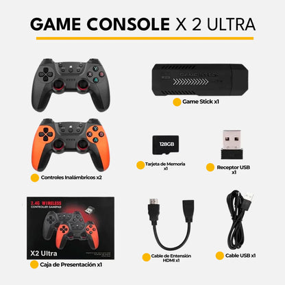 GAME STICK X2 ULTRA 2025 (+ DE 40.000 JUEGOS)