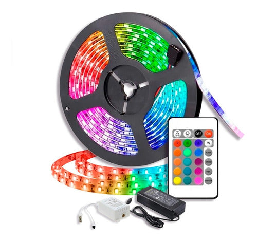 Tira de luces LED USB 1-5M 5050 RGB Luz de color TV Control de iluminación  por 1 metro Yuyangstore Luz de cuerda cambiante de color